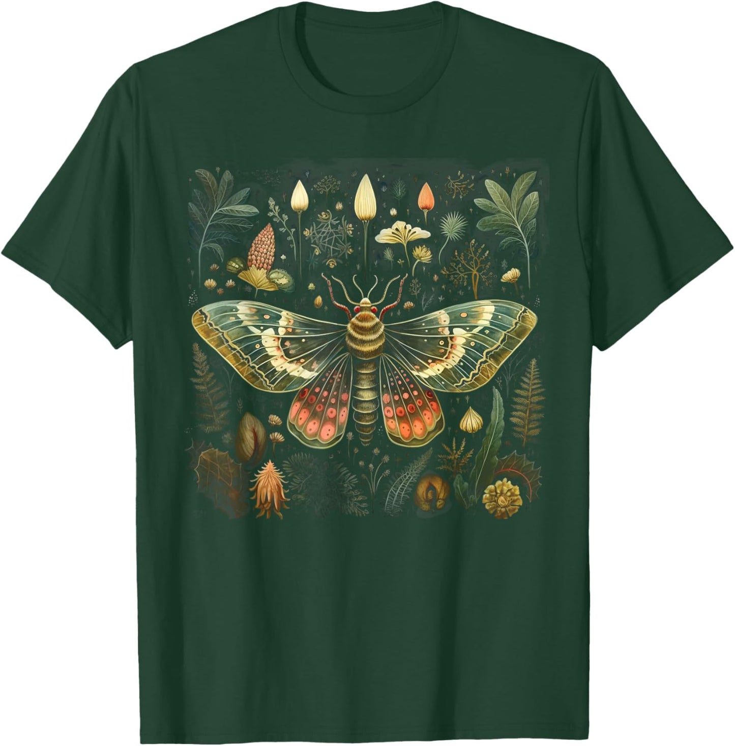 Fairy Grunge Fairycore Aesthetic Moth T-Shirt - T-Shirt | Forest