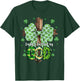 Lucky To Be Loved By God St Patricks Coquette Bow Christian T-Shirt - T-Shirt | Forest