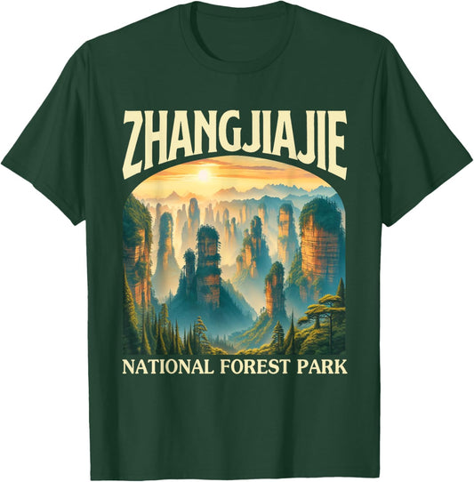Zhangjiajie National Forest Park Travel Traveling China Trip T-Shirt - T-Shirt | Forest