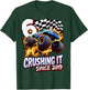 Birthday Monster Truck 6 year Old Boys 6th Party Born 2019 T-Shirt - T-Shirt | Forest