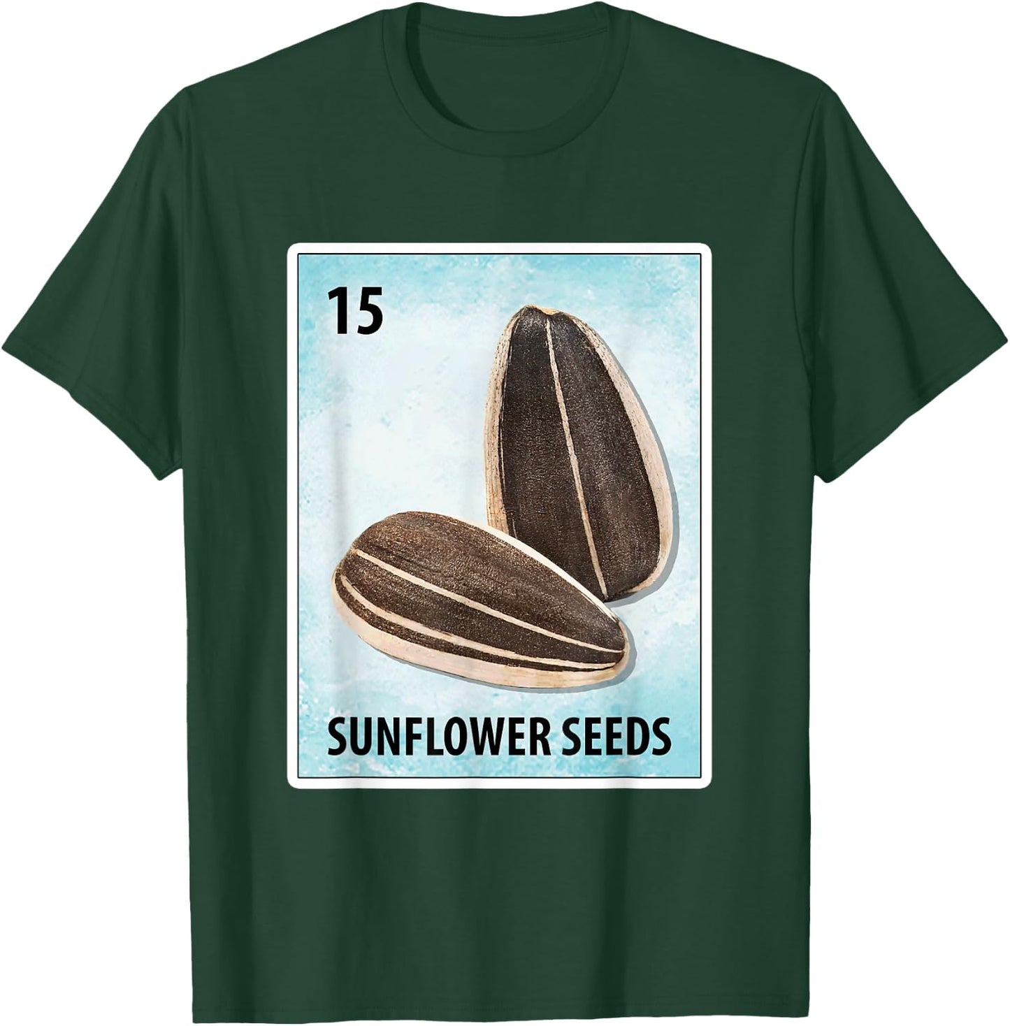 Sunflower Seeds Mexican Cards T-Shirt - T-Shirt | Forest