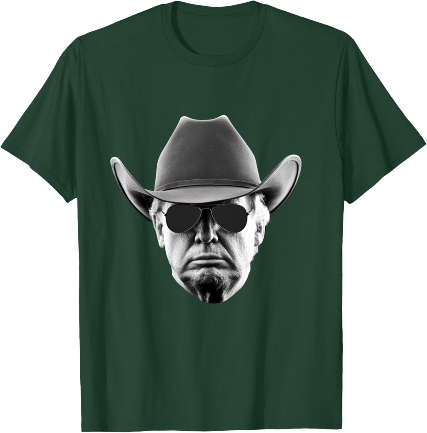 Cool Donald Trump Cowboy Hat US USA America President T-Shirt - T-Shirt | Forest