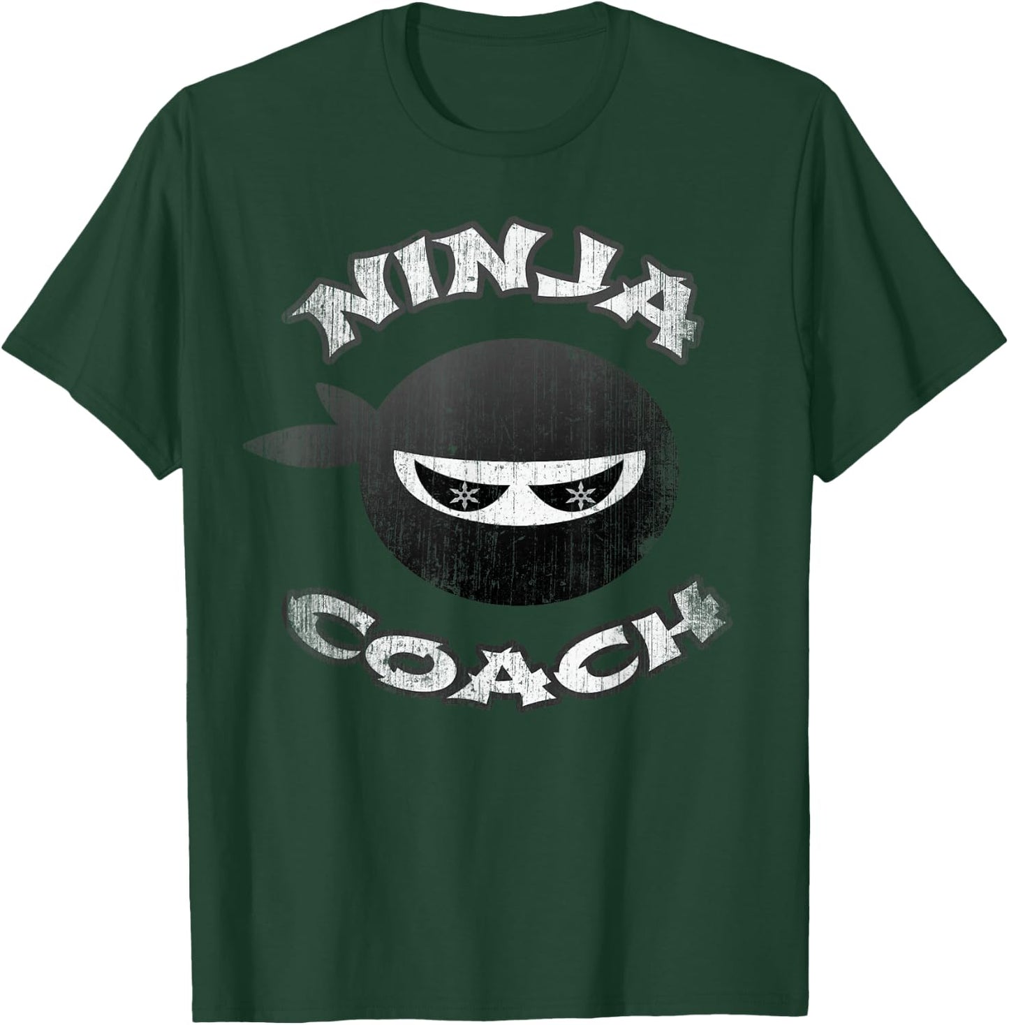 NINJA COACH Multitasking Team Trainer Speaker Gym Motivator T-Shirt - T-Shirt | Forest