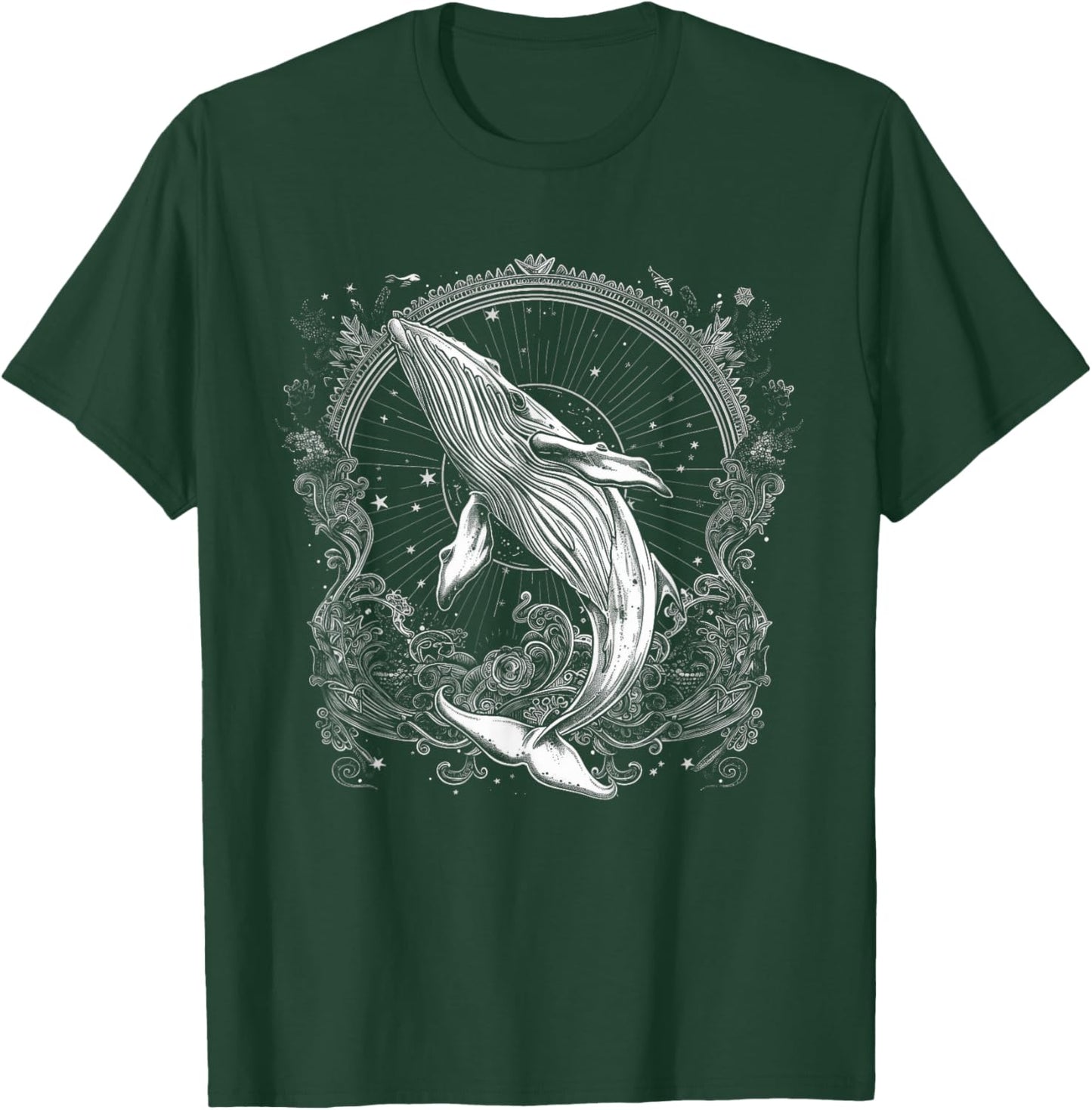 Blue Whale Humpback Whale Lover T-Shirt - T-Shirt | Forest