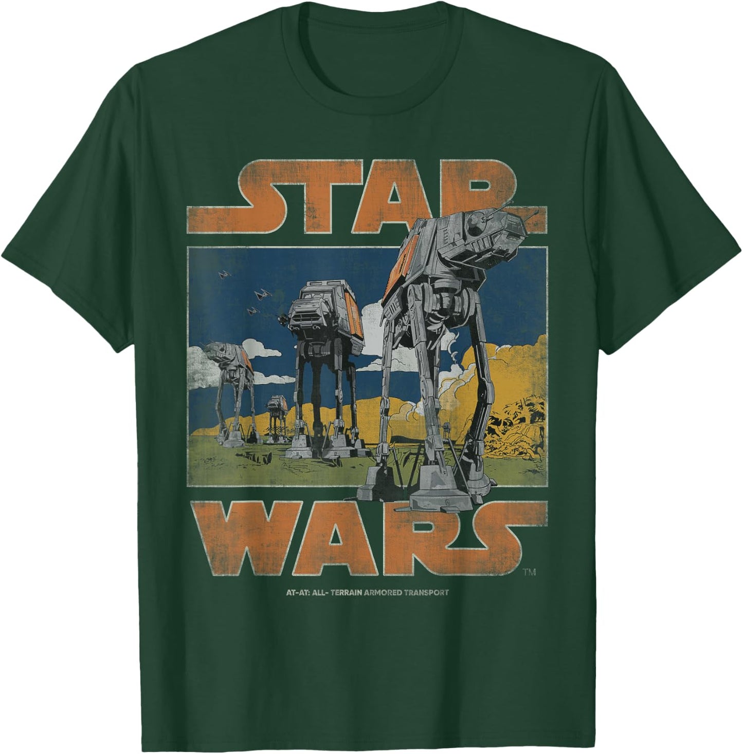 Star Wars AT-AT Walkers Vintage T-Shirt - T-Shirt | Forest