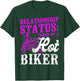 Classic Motorcycle Biker Girlfriend Wife Relationship T-Shirt - T-Shirt | Forest