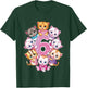 Anniversaire 6 ans avec chatons pour filles T-Shirt - T-Shirt | Forest