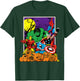 Marvel Comics Avengers Halloween Vintage Jack-o'-Lanterns T-Shirt - T-Shirt | Forest