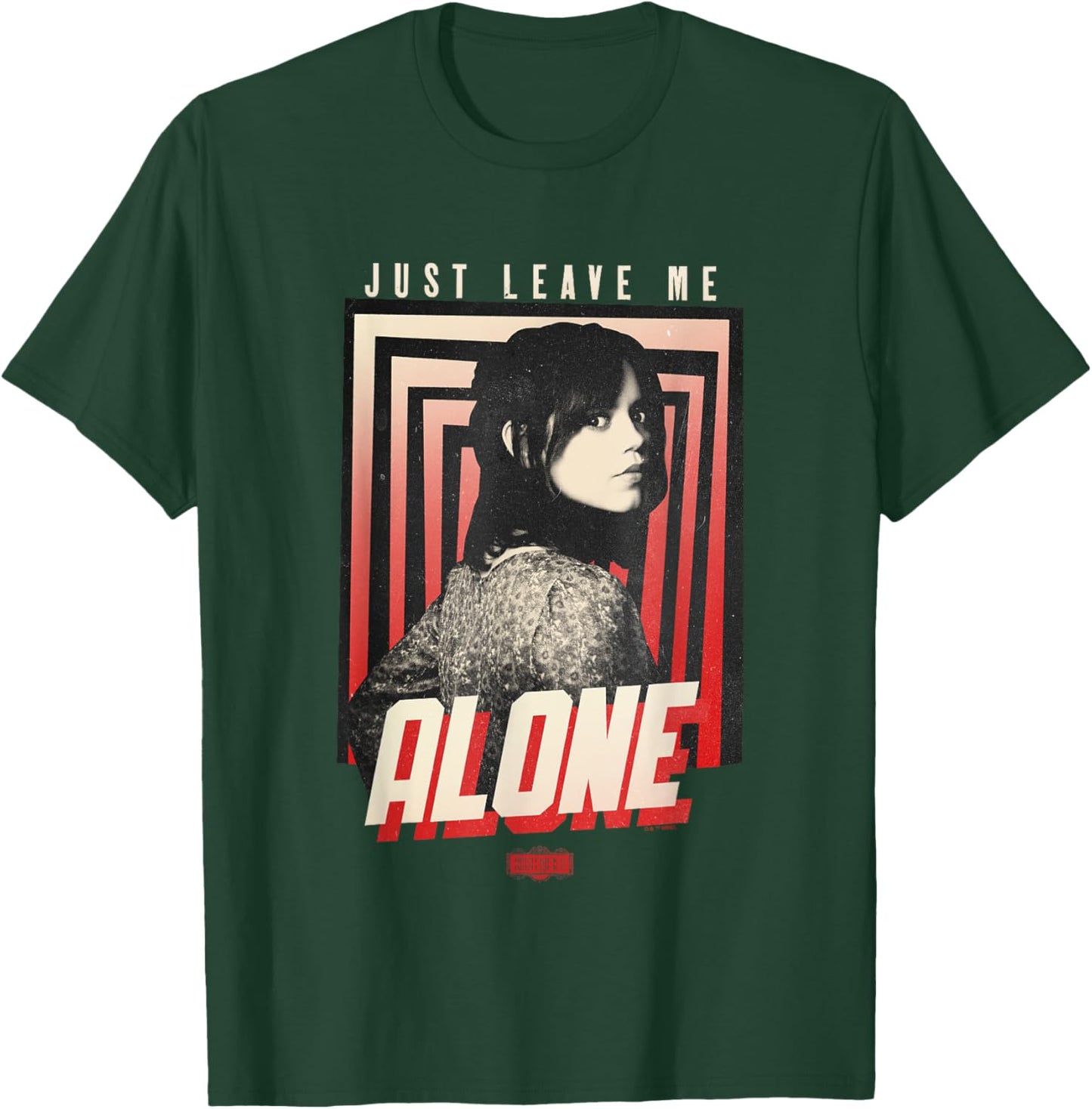 Beetlejuice Beetlejuice Just Leave Me Alone Astrid Faded T-Shirt - T-Shirt | Forest