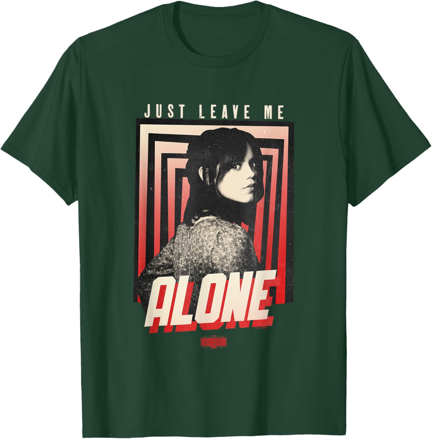 Beetlejuice Beetlejuice Just Leave Me Alone Astrid Faded T-Shirt - T-Shirt | Forest