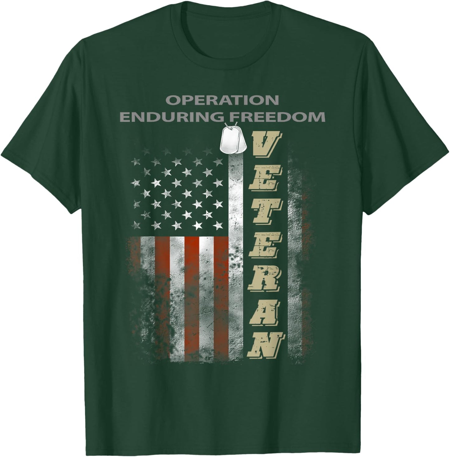 Operation Enduring Freedom Veteran T-Shirt - T-Shirt | Forest