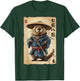 Samurai Beaver: Vintage Japanese Art Inspirational Quote T-Shirt - T-Shirt | Forest