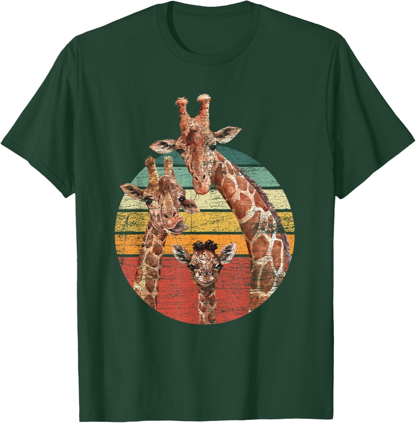 Animal Lover Family African Safari Giraffe T-Shirt - T-Shirt | Forest