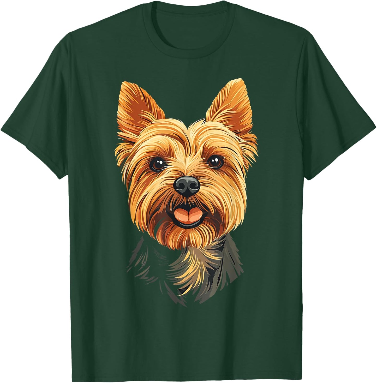 Silky Terrier Dog Motif Pet Art Silky Terrier Men Women Kids T-Shirt - T-Shirt | Forest