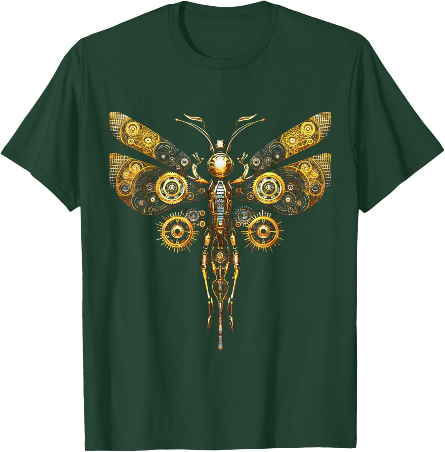Dragonfly Animal Art Graphic Dragonfly T-Shirt - T-Shirt | Forest