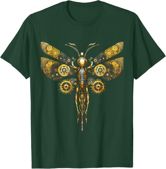 Dragonfly Animal Art Graphic Dragonfly T-Shirt - T-Shirt | Forest