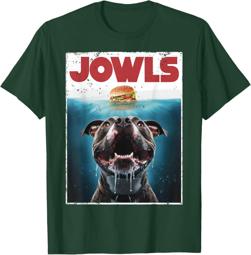 Funny Pittie Pitbull Pit Bull Jowls Burger, Bully Dog Mom