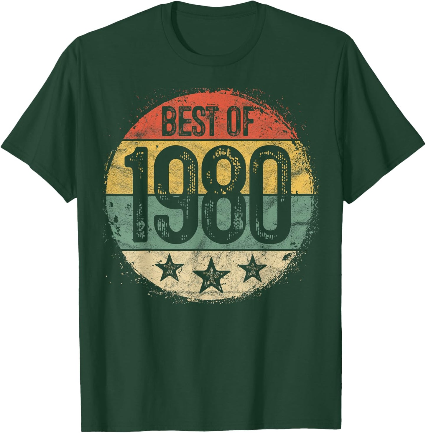 Best Of 1980 45th Birthday Gifts Women 45 Year Old T-Shirt - T-Shirt | Forest