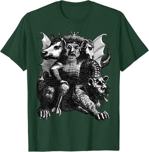 Asmodeus The Demon Of Lechery And Lust Cut Out T-Shirt - T-Shirt | Forest