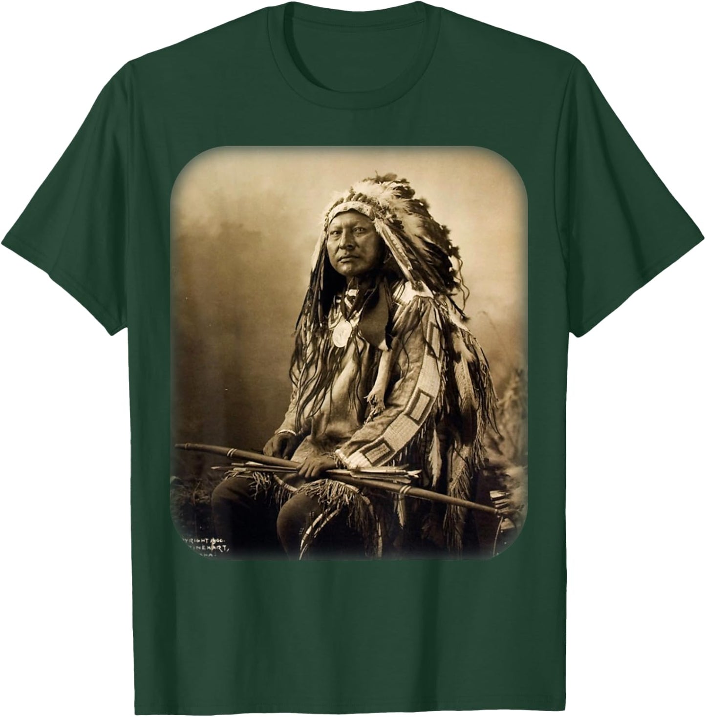 Chief Spotted Elk Lakota Sioux Native American Indian T-Shirt - T-Shirt | Forest