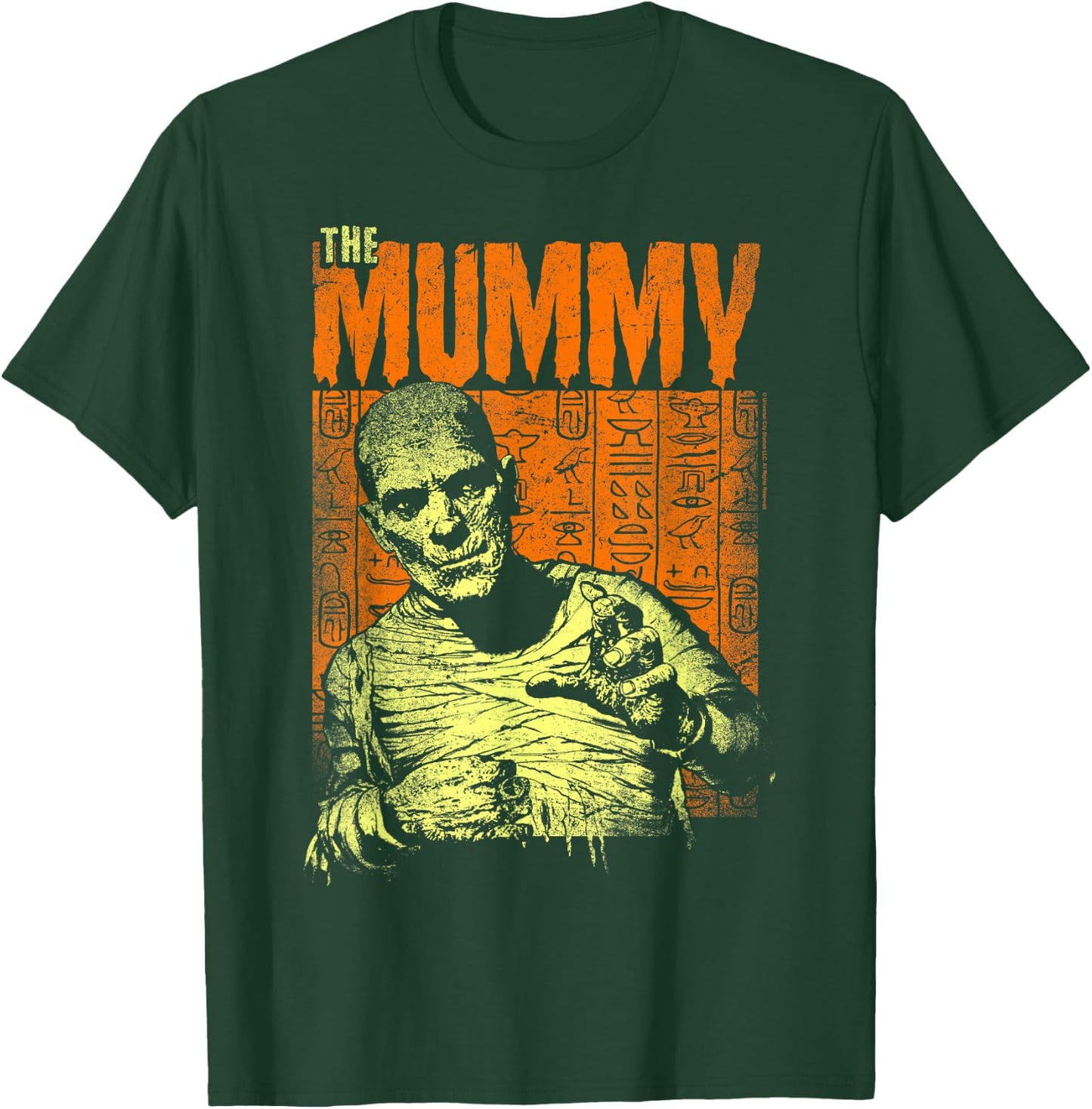 Universal Monsters The Mummy Poster T-Shirt - T-Shirt | Forest