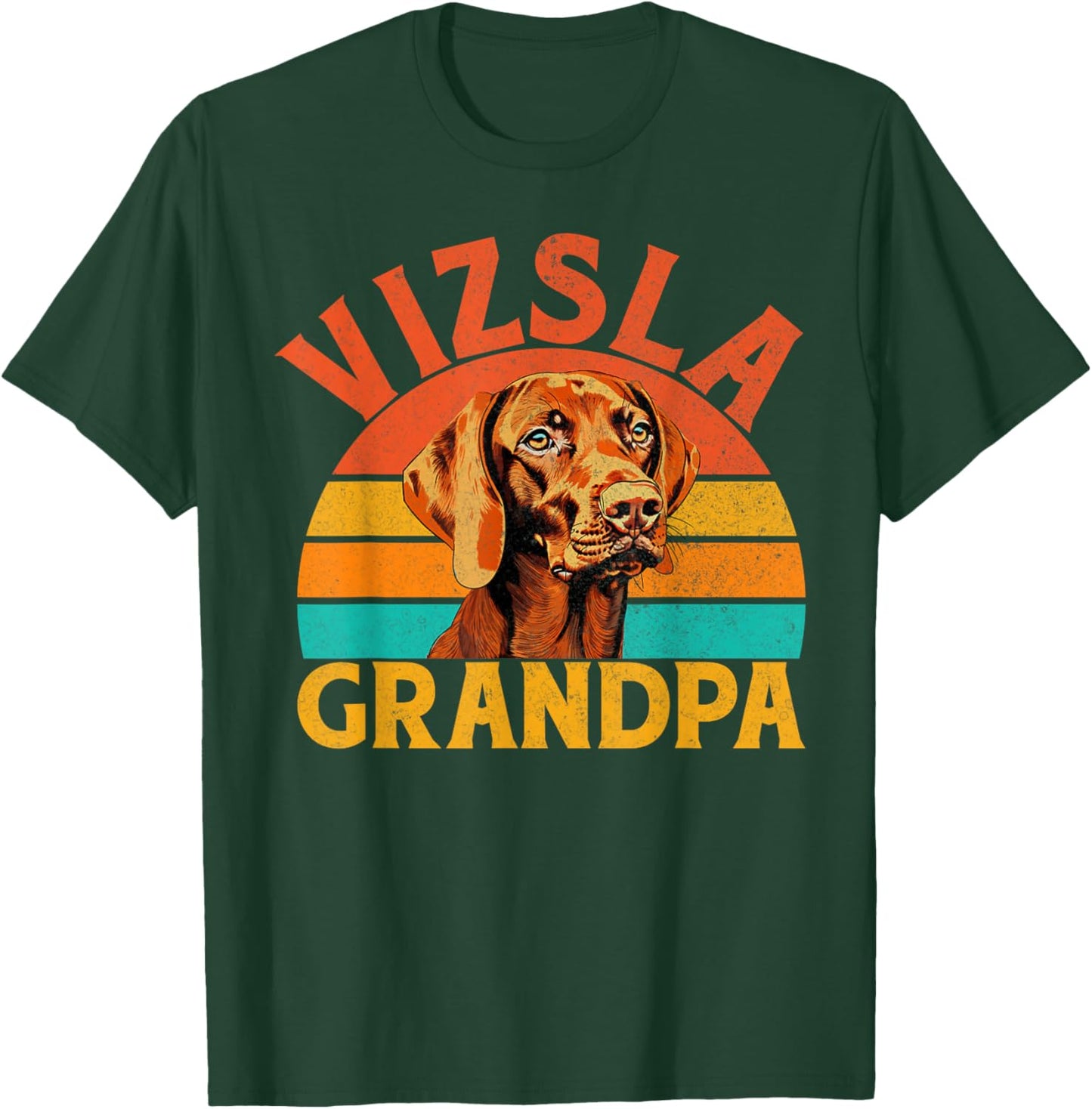 Vizsla Grandpa Vizsla T-Shirt - T-Shirt | Forest