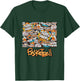Cool Basketball Graffiti Style Illustration Graphic Designs T-Shirt - T-Shirt | Forest