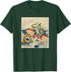 Vintage Japanese Art of Man Fighting Dragon - Japanese T-Shirt - T-Shirt | Forest
