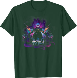 Disney Villains Ursula 80's Style Portrait T-Shirt - T-Shirt | Forest