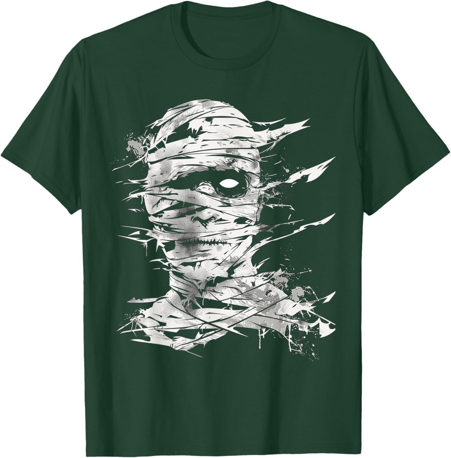 Mummy Costume Halloween Graphic Art Mummy T-Shirt - T-Shirt | Forest