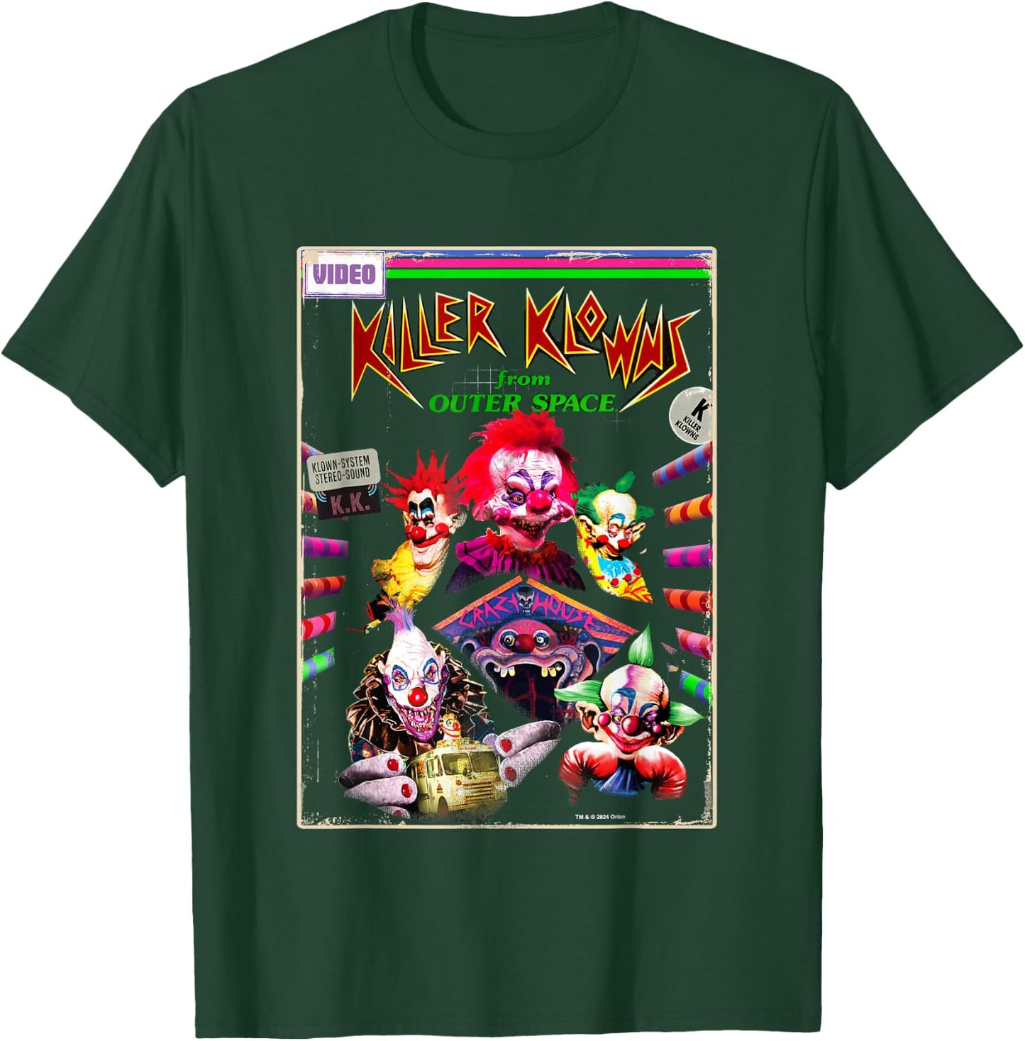 Killer Klowns from Outer Space Klown System Retro Poster T-Shirt - T-Shirt | Forest