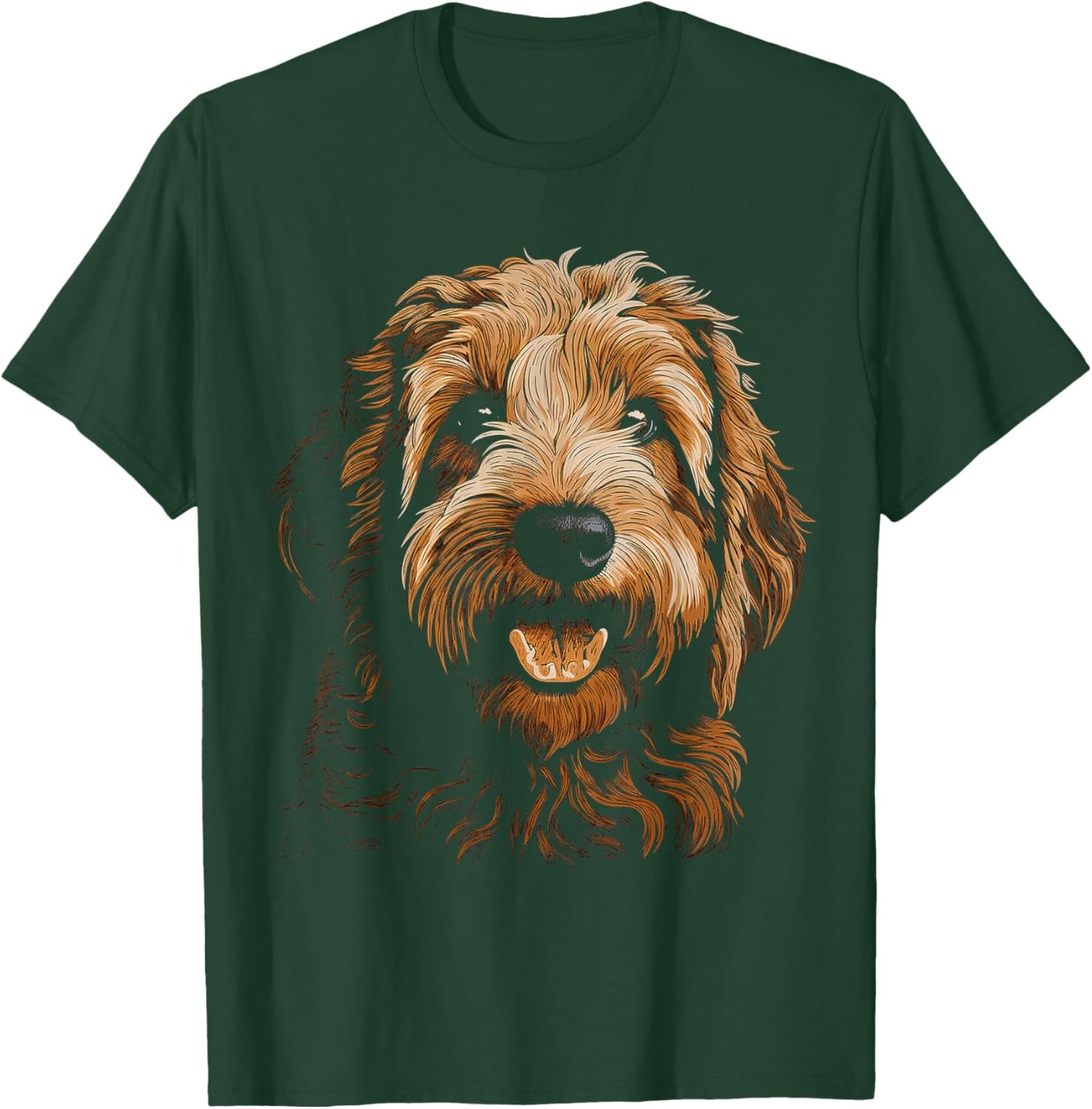 Labradoodle Motif Pet Artwork Dog Labradoodle Men Women Kids T-Shirt - T-Shirt | Forest