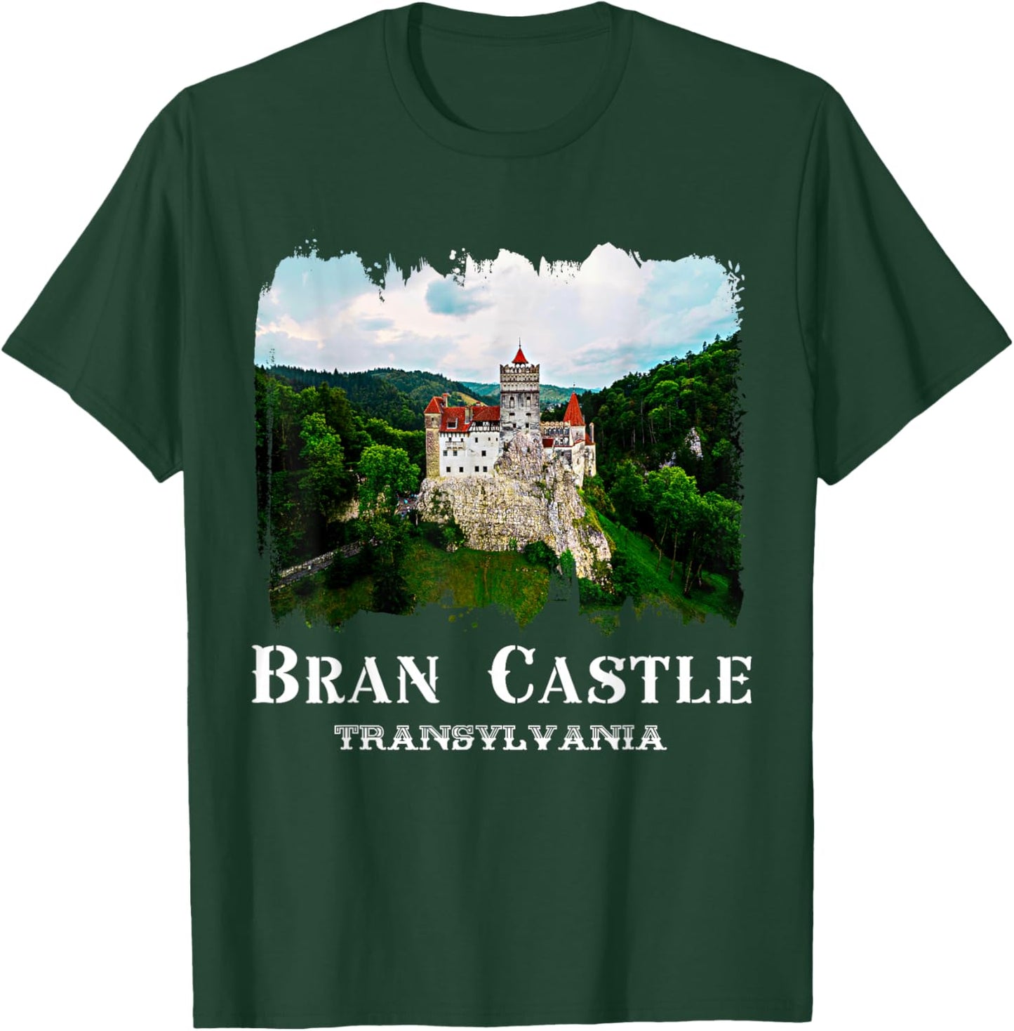 Bran Castle Romania Bran Castle T-Shirt - T-Shirt | Forest