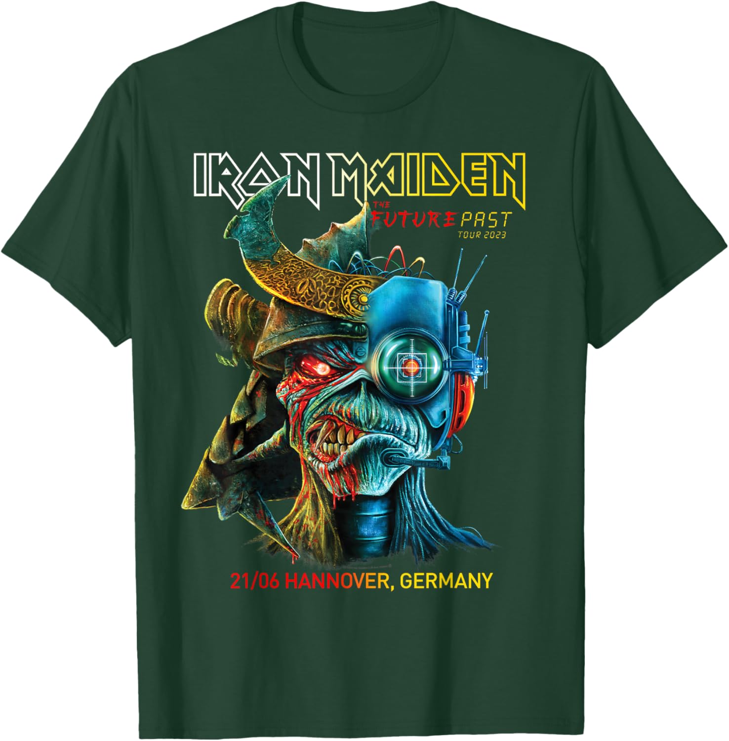 Iron Maiden Future Past Tour Hannover T-Shirt - T-Shirt | Forest