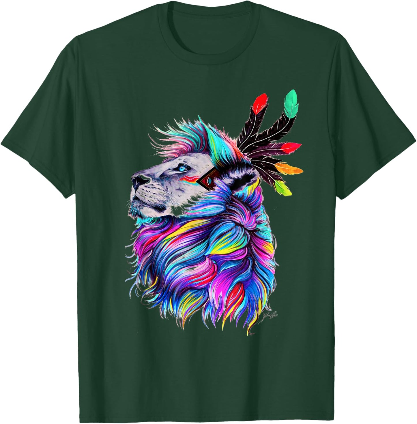 Cool Lion King as a present for animal lover T-Shirt - T-Shirt | Forest