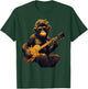 Cute Monkey Playing Guitar Monkeys Musician Music T-Shirt - T-Shirt | Forest