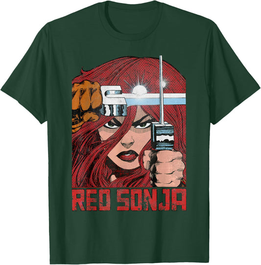 Walter Simonson Comic Legends Redhead Warrior Art T-Shirt - T-Shirt | Forest
