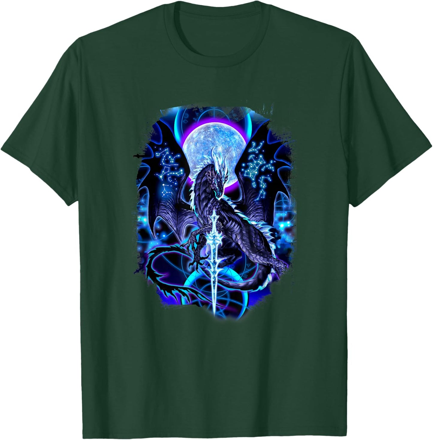 Ruth Thompson Art, Dragon Dragonblade Nightblade T-Shirt - T-Shirt | Forest