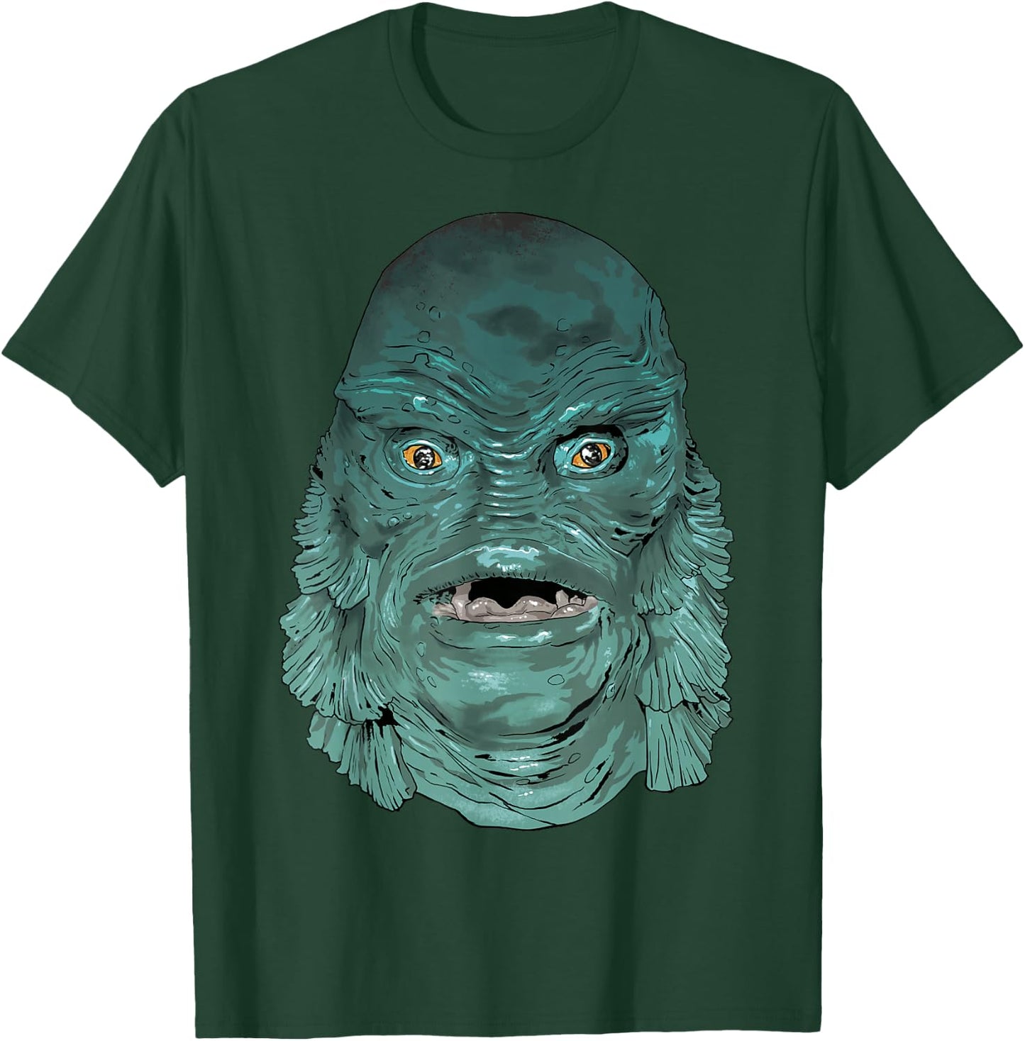 Universal Monsters Creature From The Black Lagoon Face T-Shirt - T-Shirt | Forest