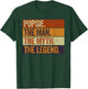 Popsie the Man the Myth the Legend Funny Retro Father T-Shirt - T-Shirt | Forest