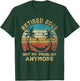 Retired 2025 Funny Vintage Retirement Humor Gifts Men Women T-Shirt - T-Shirt | Forest