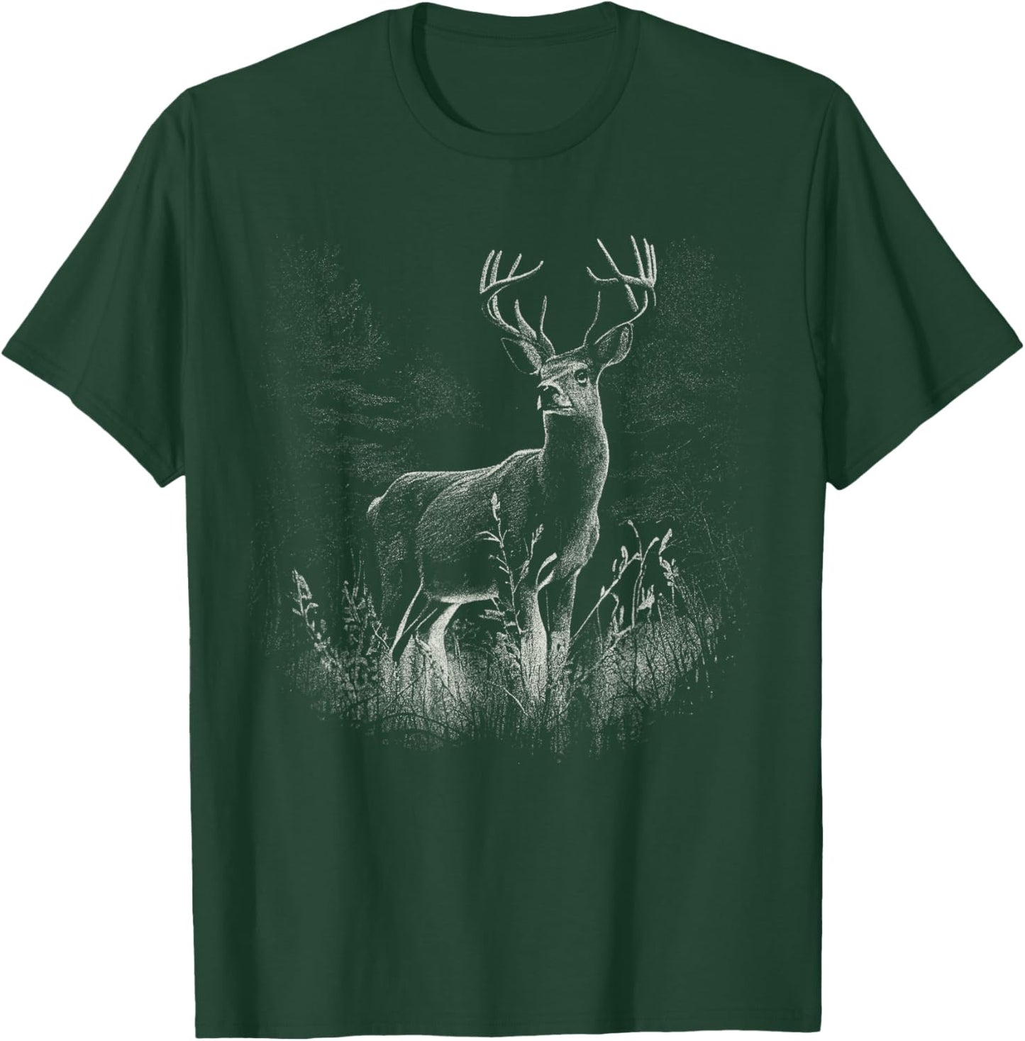 Deer in the forest nature animals deer lovers T-Shirt - T-Shirt | Forest