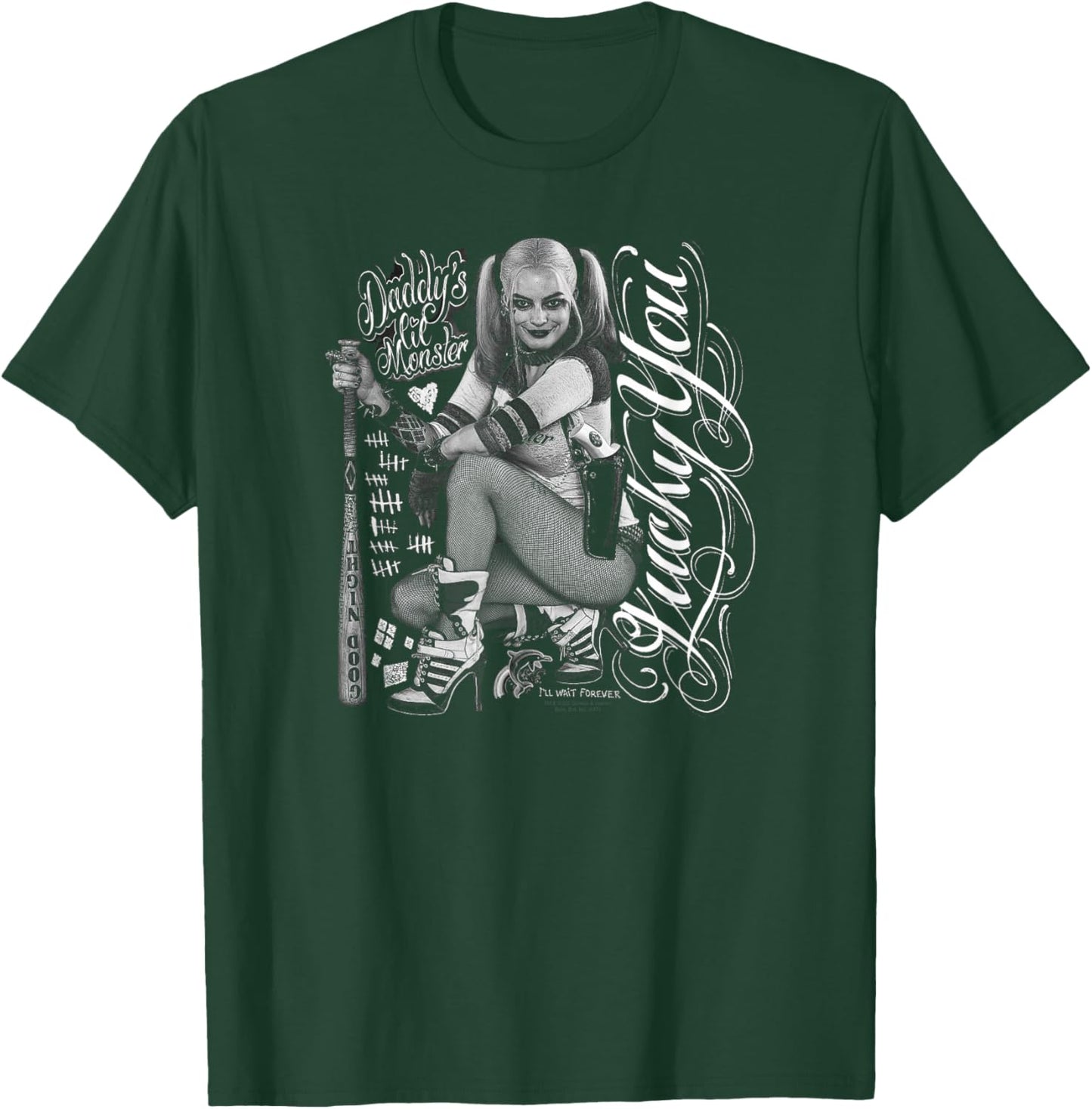 Suicide Squad Harley Quinn Lucky T-Shirt - T-Shirt | Forest