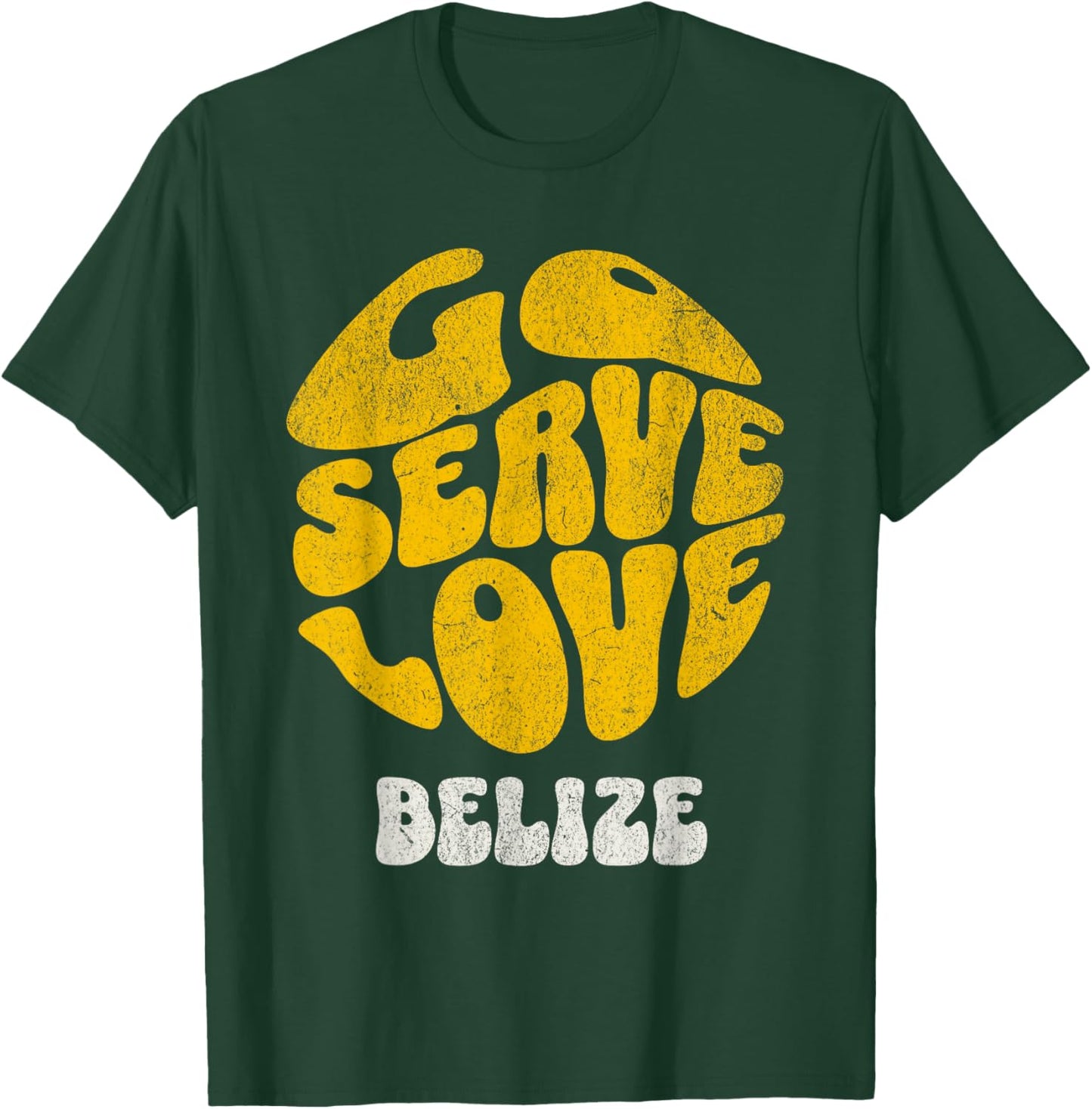 Go Serve Love Belize Missions Trip Team Gospel T-Shirt - T-Shirt | Forest