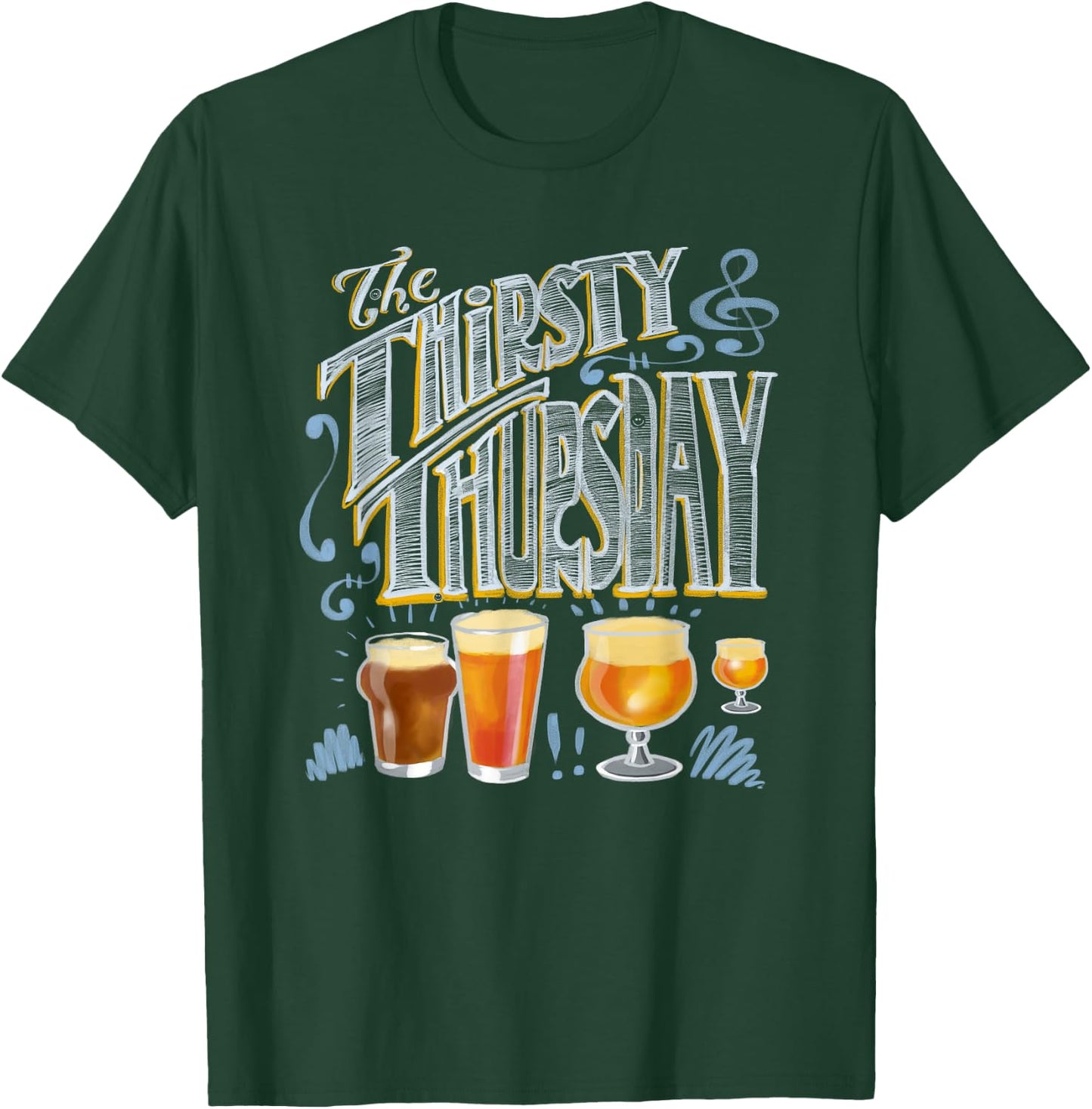 Thirsty Thursday beer T-Shirt - T-Shirt | Forest