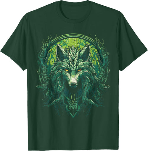 Celtic Mythology Fenrir Wolf Runes Viking Wolf of Odin
