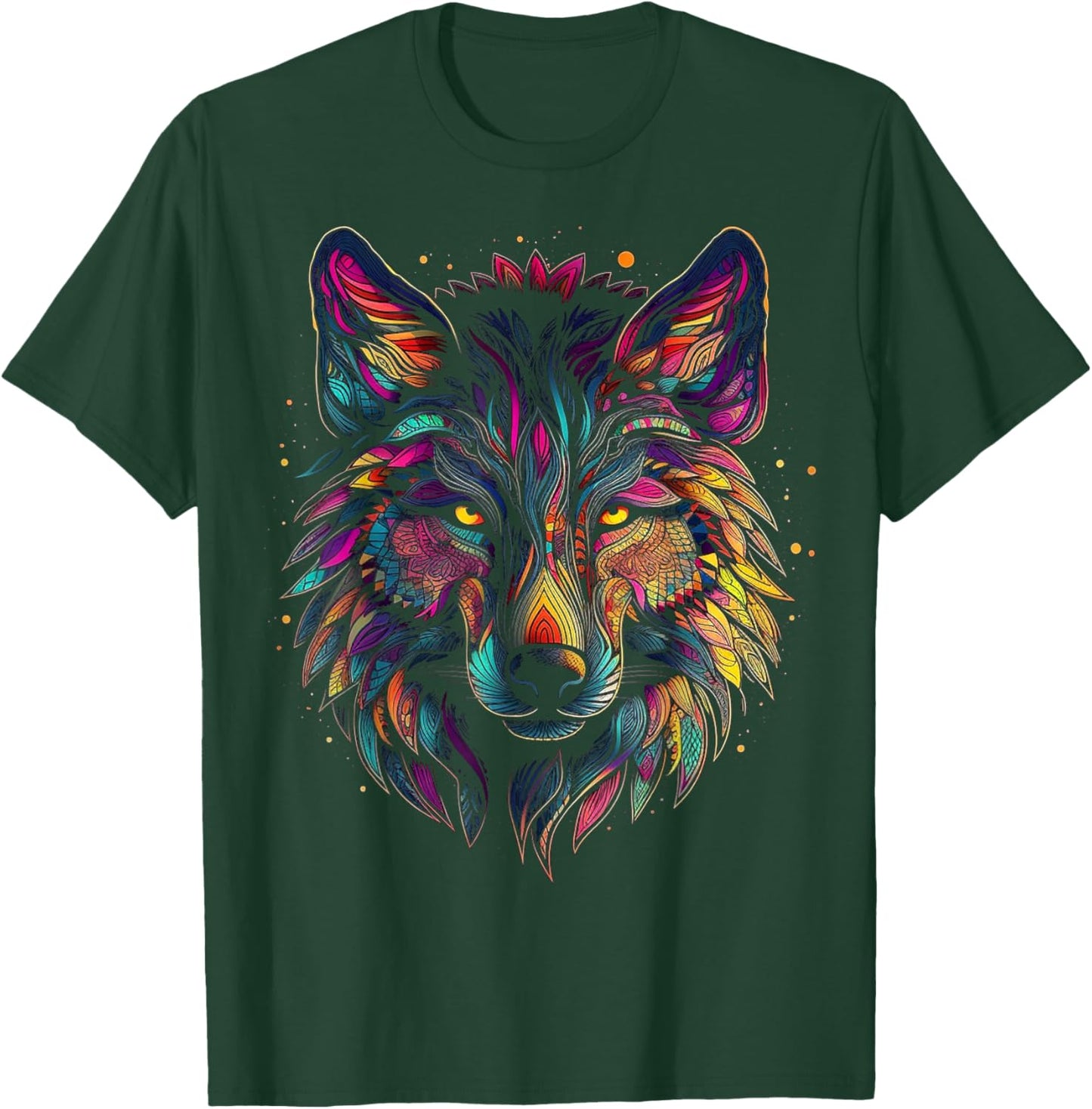 Wolf Art - Animal Lovers Animal W T-Shirt - T-Shirt | Forest