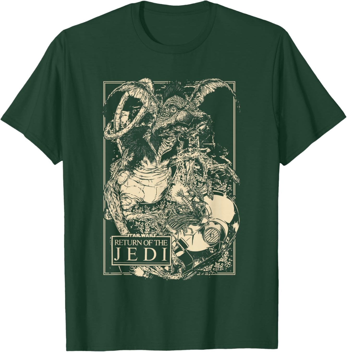 Star Wars Return Of The Jedi Salacious B. Crumb & C-3PO T-Shirt - T-Shirt | Forest