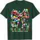 Christmas Lights Are My Favorite Color Coquette Bow Pajamas T-Shirt - T-Shirt | Forest