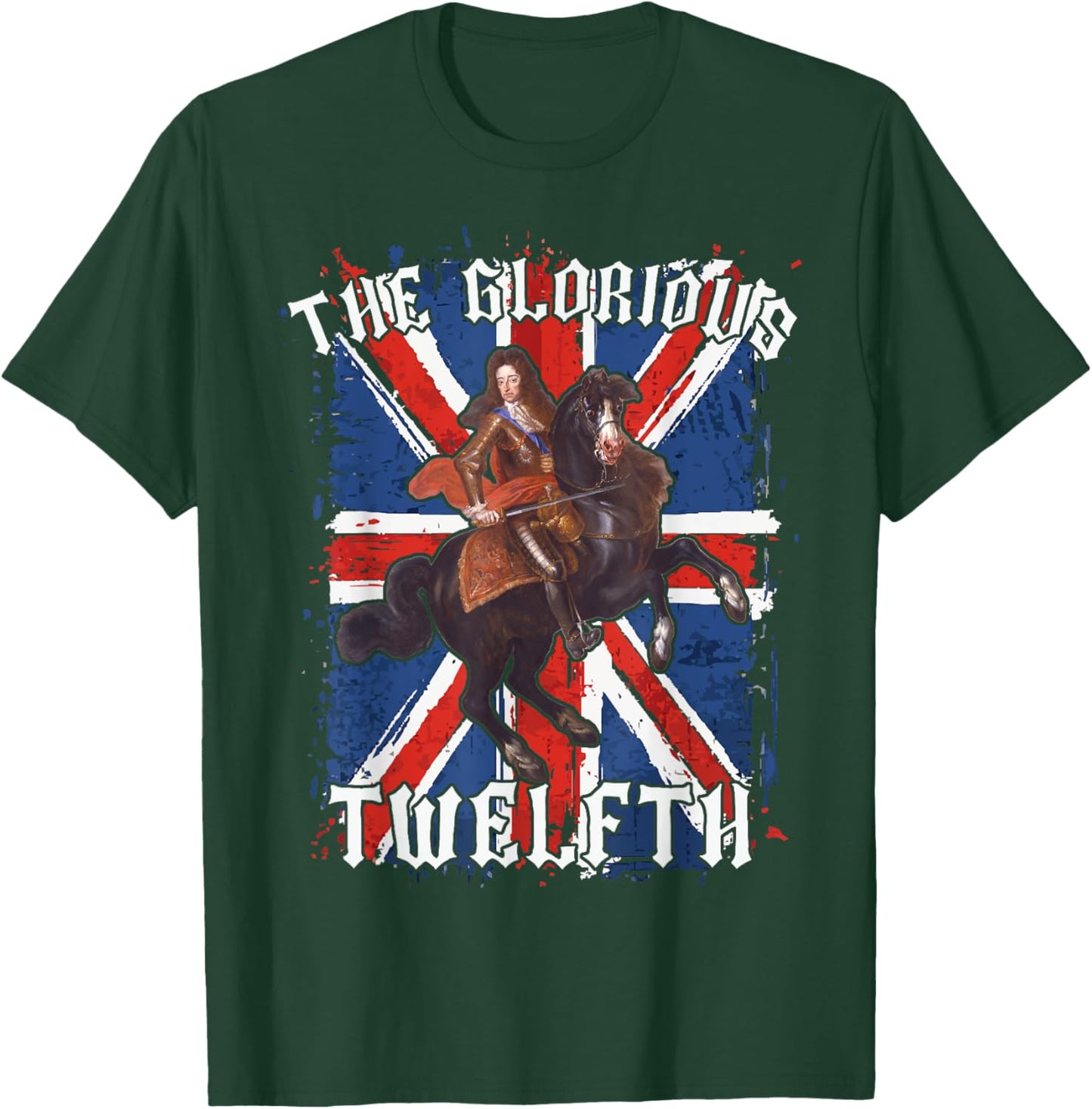 Glorious Twelfth King William of Orange kids shirt Orangemen T-Shirt - T-Shirt | Forest